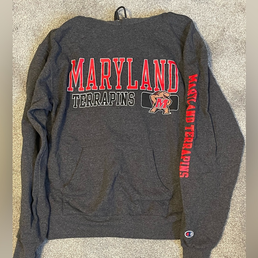 Champion Gray Maryland Hoodie